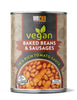 WECAN FOODS - BAKED BEANS WITH VEGAN SAUSAGE 400g (6)