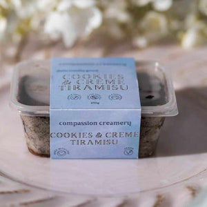 Compassion Creamery Tiramisu 250g - Cookies & Cream