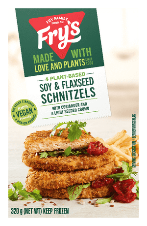 Fry’s Soy & Flaxseed Schnitzels (4pk) 320g