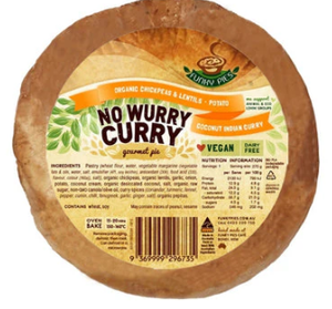 Funky Pies 260g - No Wurry Curry Pie