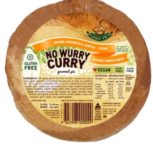 Funky Pies 260g - No Wurry Curry Pie (GF)