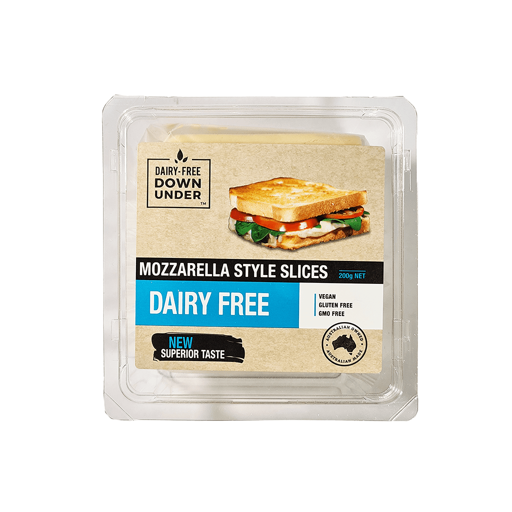 DFDU Mozzarella style Slices 200g (10) – Ethical Food Distributors