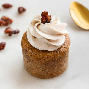 Mahadeva's Kitchen Carrot W/ Cinnamon Cashew Cream Cake