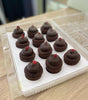 Mahadeva's Kitchen (Petit Four) Rich Ganache Cake w/ Raspberry (12pk)
