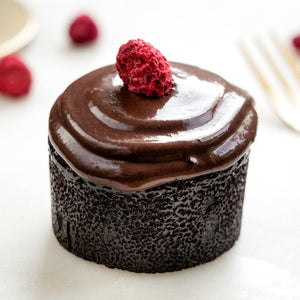 Mahadeva's Kitchen Rich Ganache Cake W/ Raspberry