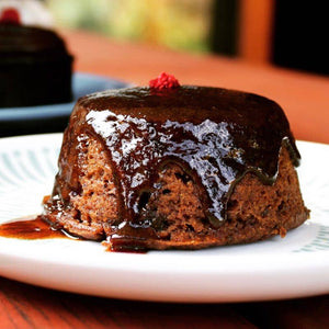 Mahadeva's Kitchen Sticky Date Cake w/ Toffee Butterscotch Sauce