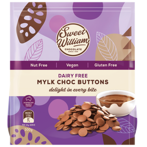 Sweet William Mylk Baking Chocolate Buttons 300g (5)