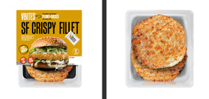 Vbites Southern Fried Crispy Fillet Burgers 225g